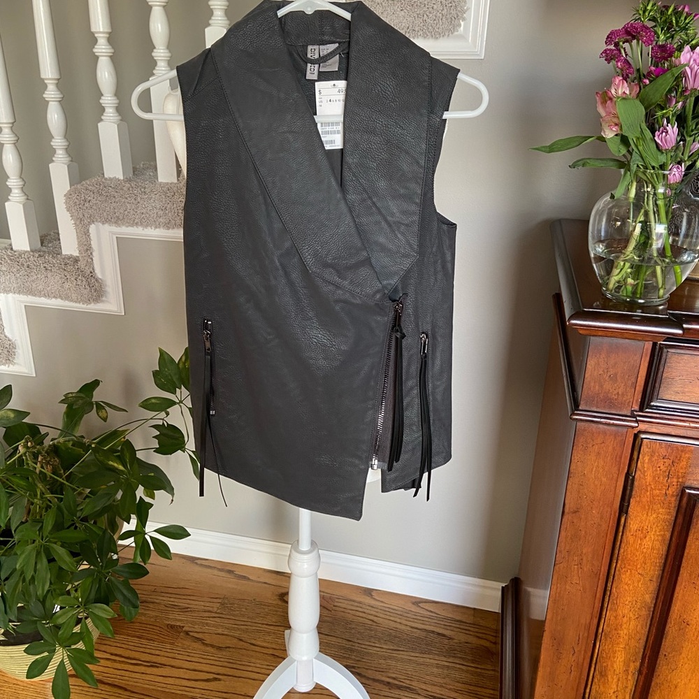 H&M Faux Leather Vest